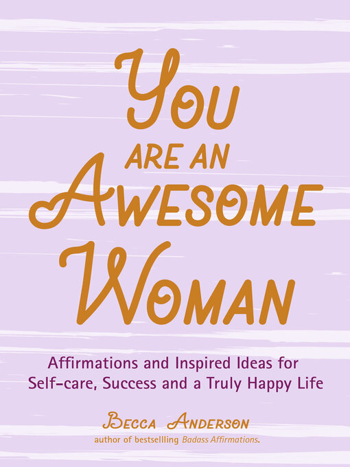 Title details for You Are an Awesome Woman by Becca Anderson - Available